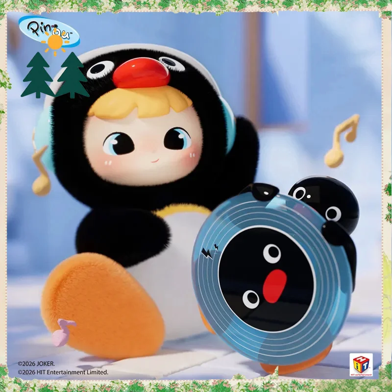 

Original X11 Space Pingu 45th Heartwarming Wonder Series Blind Box Figure Cool Trendy Display Collect Toys New Cute Girls Gift