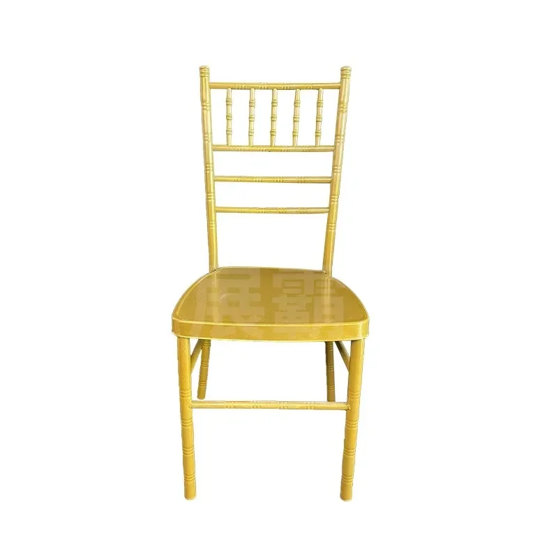 Wedding Chair Activity Bamboo Chair Star Hotel Banquet Transparent Dining Chair Outdoor Grassland Wedding Metal