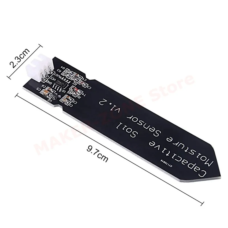 10 PCS Capacitive Soil Moisture Sensor Module Corrosion Resistant Soil Humidity Detection Module for Arduino DIY Parts