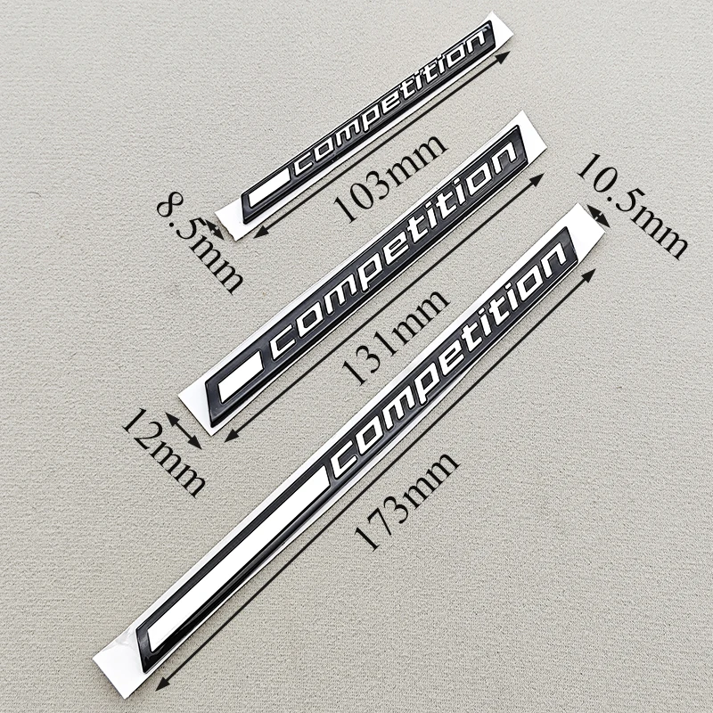 3D ABS Wettbewerbs-Emblem Aufkleber für BMW M2 M3 M4 M5 M8 G20 G30 F10 F30 F80 Auto Kofferraum Kotflügel Karosserie Logo Dekor Zubehör – Detail 1