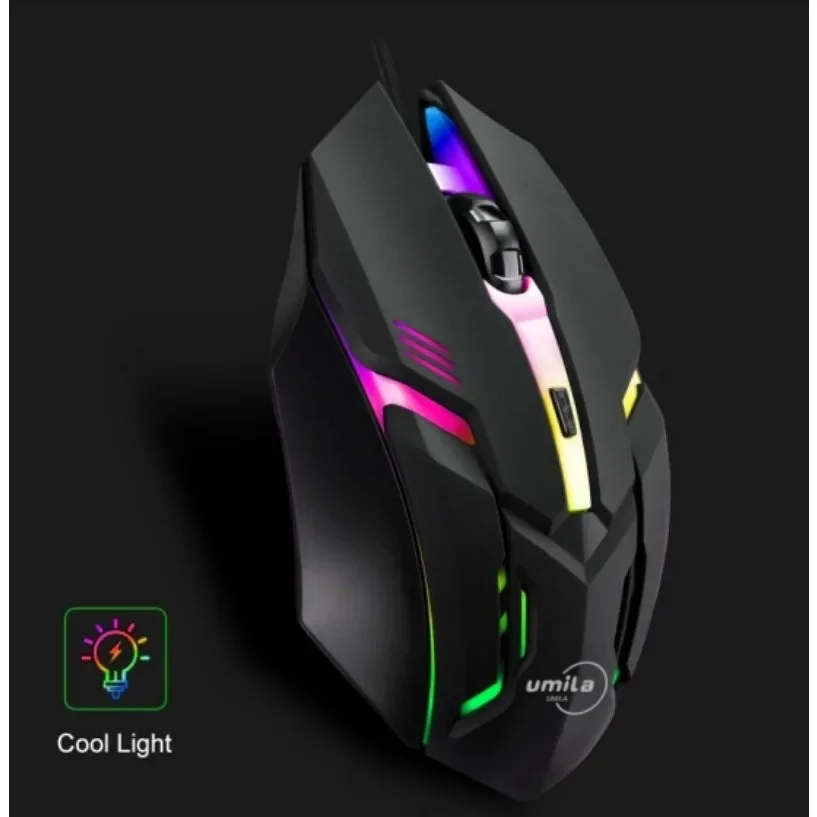 

2024 Latest High Quality Ergonomic Design Gaming Mouse Desktop Computer Laptop USB Backlit Mouse Manufacturers Hot Sale