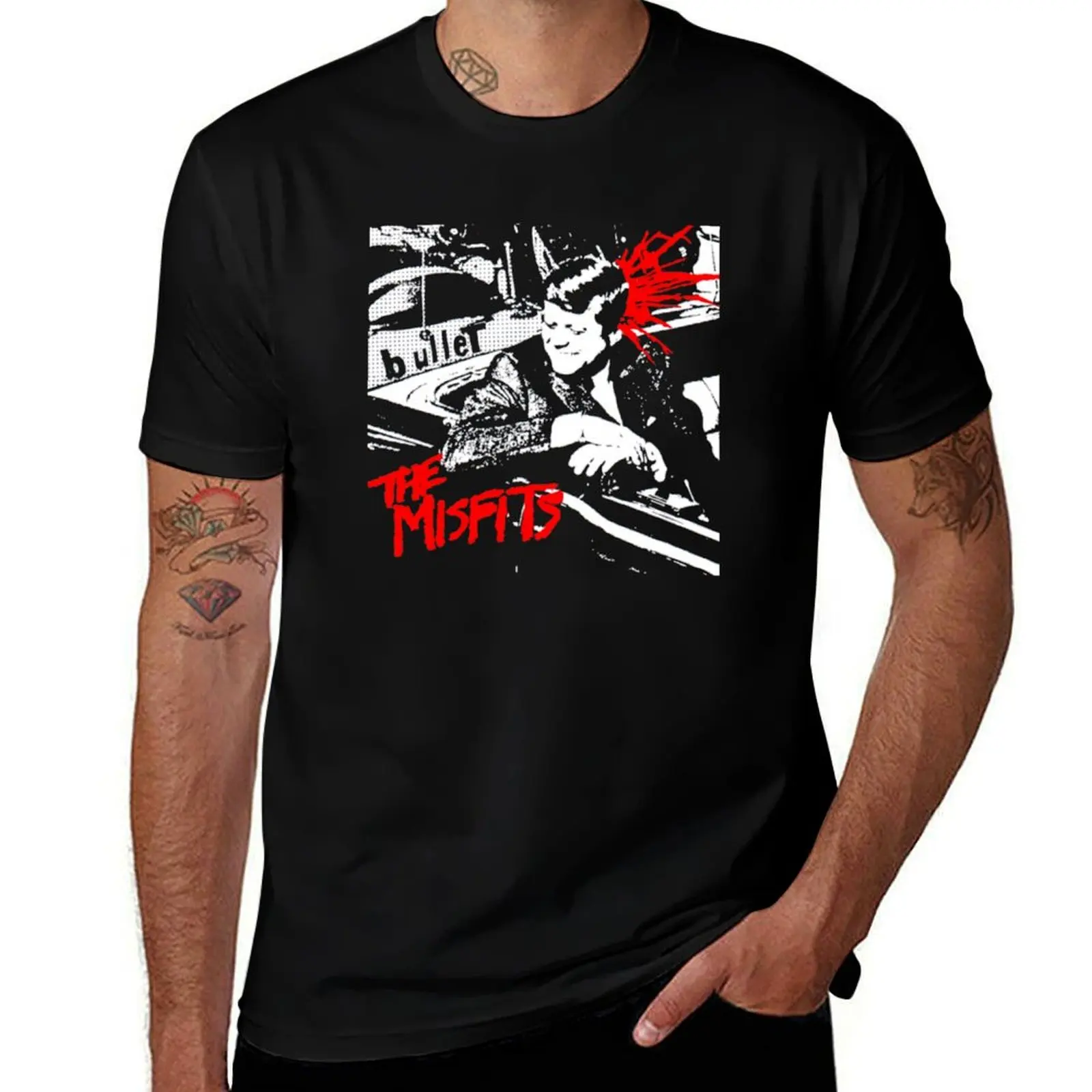 

Misfits - Bullet T-Shirt t shirt custom print t shirts cotton 100% anime tshirt T-Shirt