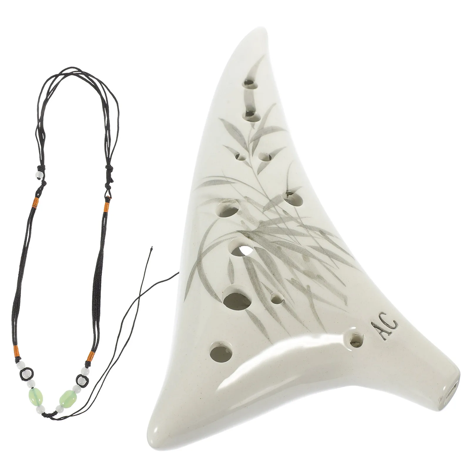 

Керамическая окарина с 12 отверстиями для начинающих, профессиональный альт-музыкальный инструмент, портативная тренировочная флейта, подарок, этическое звуковое устройство