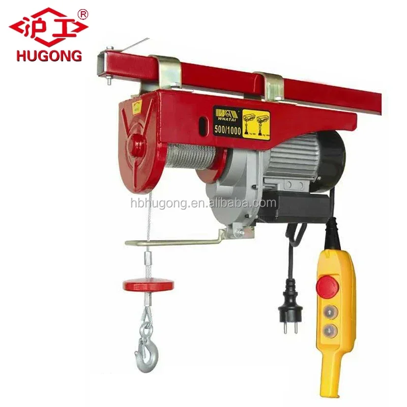 Farm Use Mini Electric Hoist 18000BLs 220V Mini Treuil Electrique Small Electro Hoist For Crane