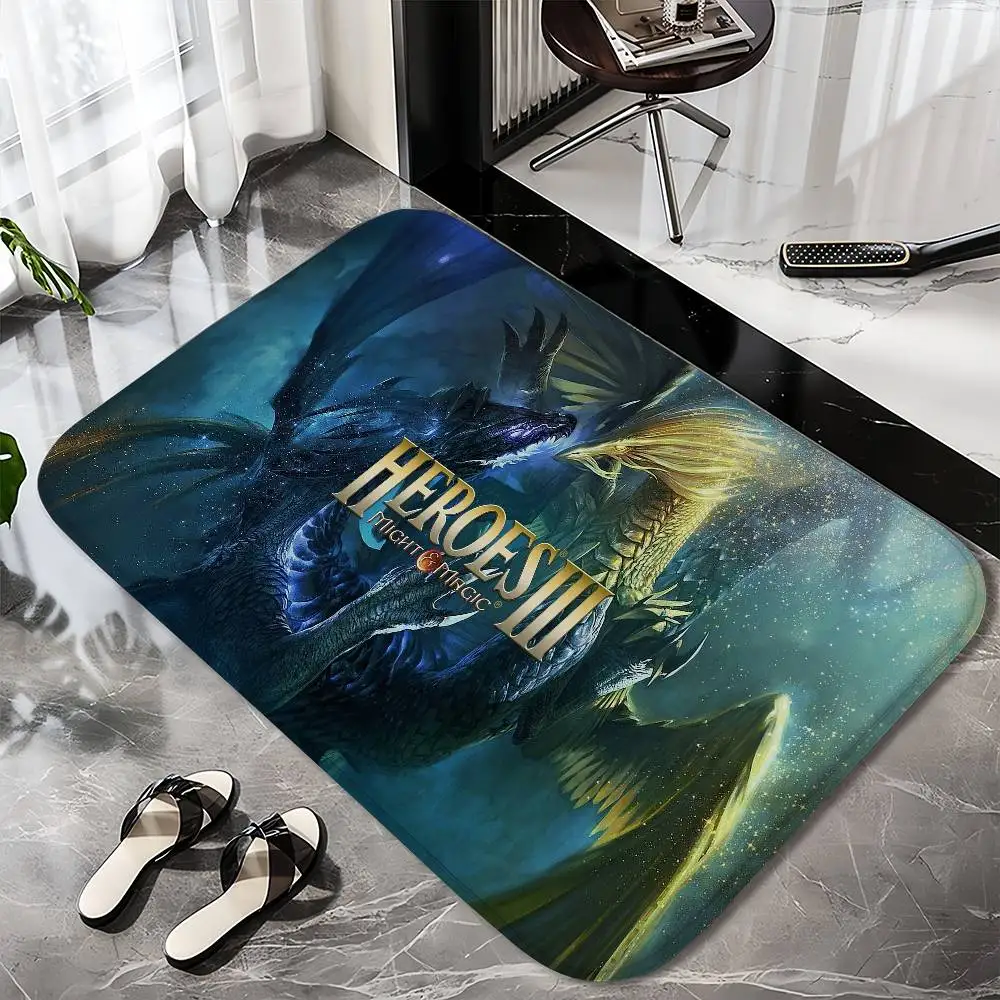 

Heroes Of Might Floor Mat Printed Large Carpets Room And Bedroom Carpets Bathroom Anti Slip Door MATS Small Carpets