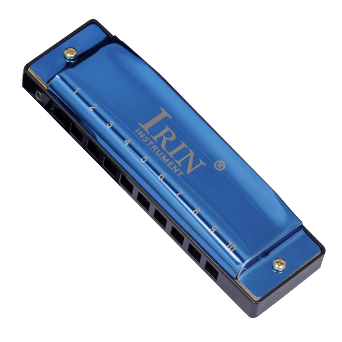 IRIN 10 Hole 20 Tone Harmonica C Key Metal Harmonica Woodwind Instruments for Professional Players Music Lovers Portable - view 4