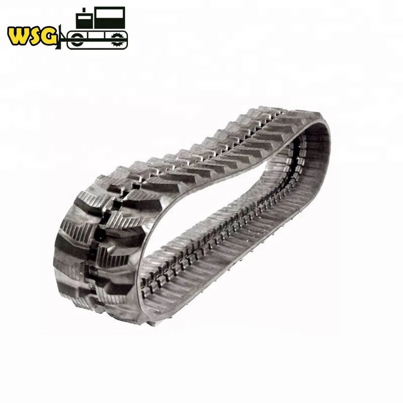 For Kubota Rubber Crawler Track 300*52.5W*90 Excavator Track Pads