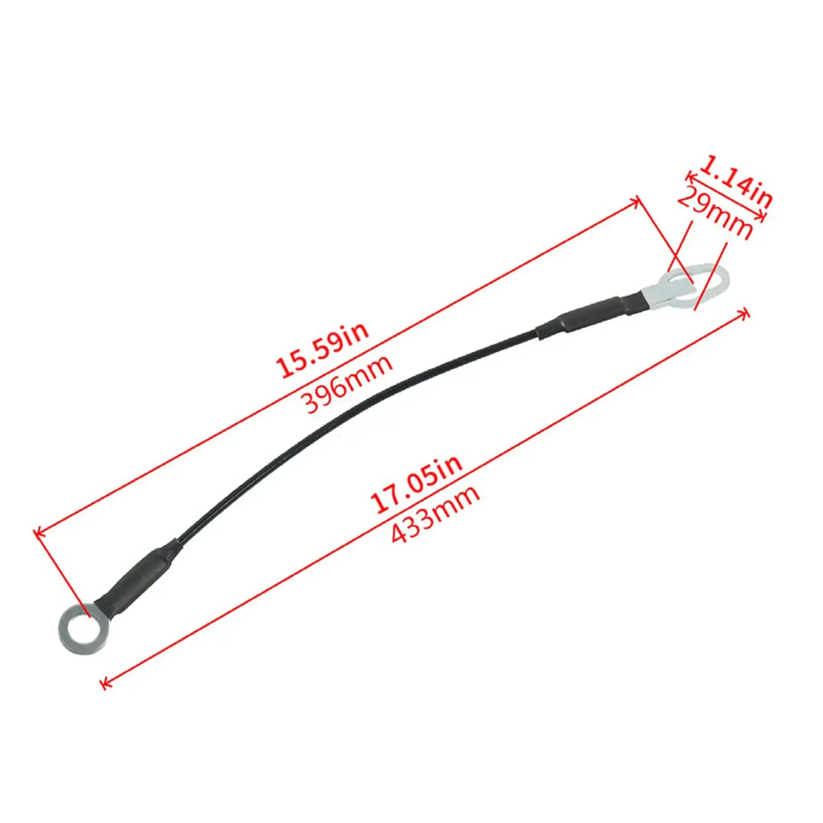 Automotive Tailgate Cable Reinforced Wire Straps High Performance Repair Parts for Ford Ranger 1993-2011 Mazda B2500 B4000