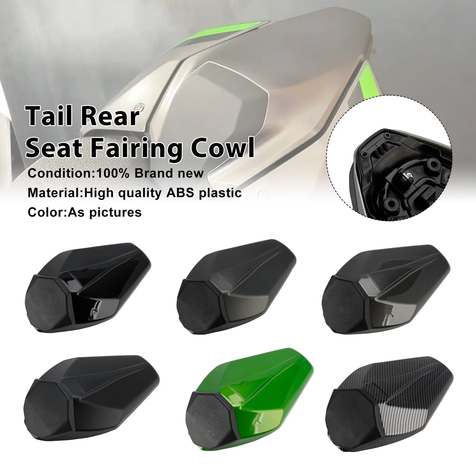 

Topteng Tail Rear Seat Fairing Cowl For Kawasaki Z900 Z900SE 2025-2026