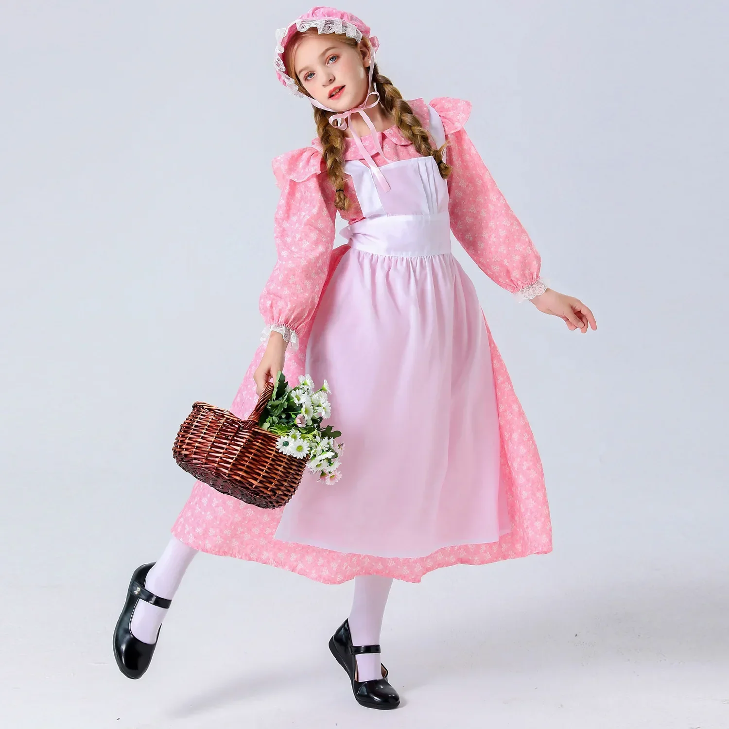 Halloween Farm Dress June Children's Day Girls' Performance Dress Stage Drama Costume