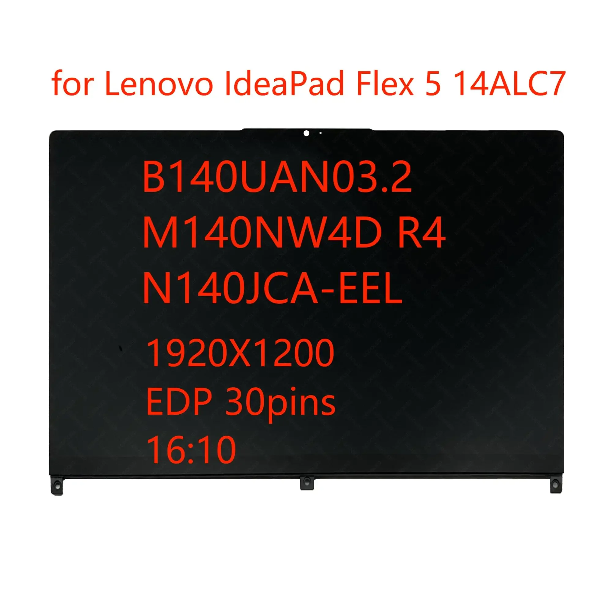 

для Lenovo IdeaPad Flex 5 14ALC7 82R9 FHD/QHD IPS LED LCD экран с сенсорной матрицей в сборе 1920x1200/2240x1400 EDP 30/40 контактов 60 Гц