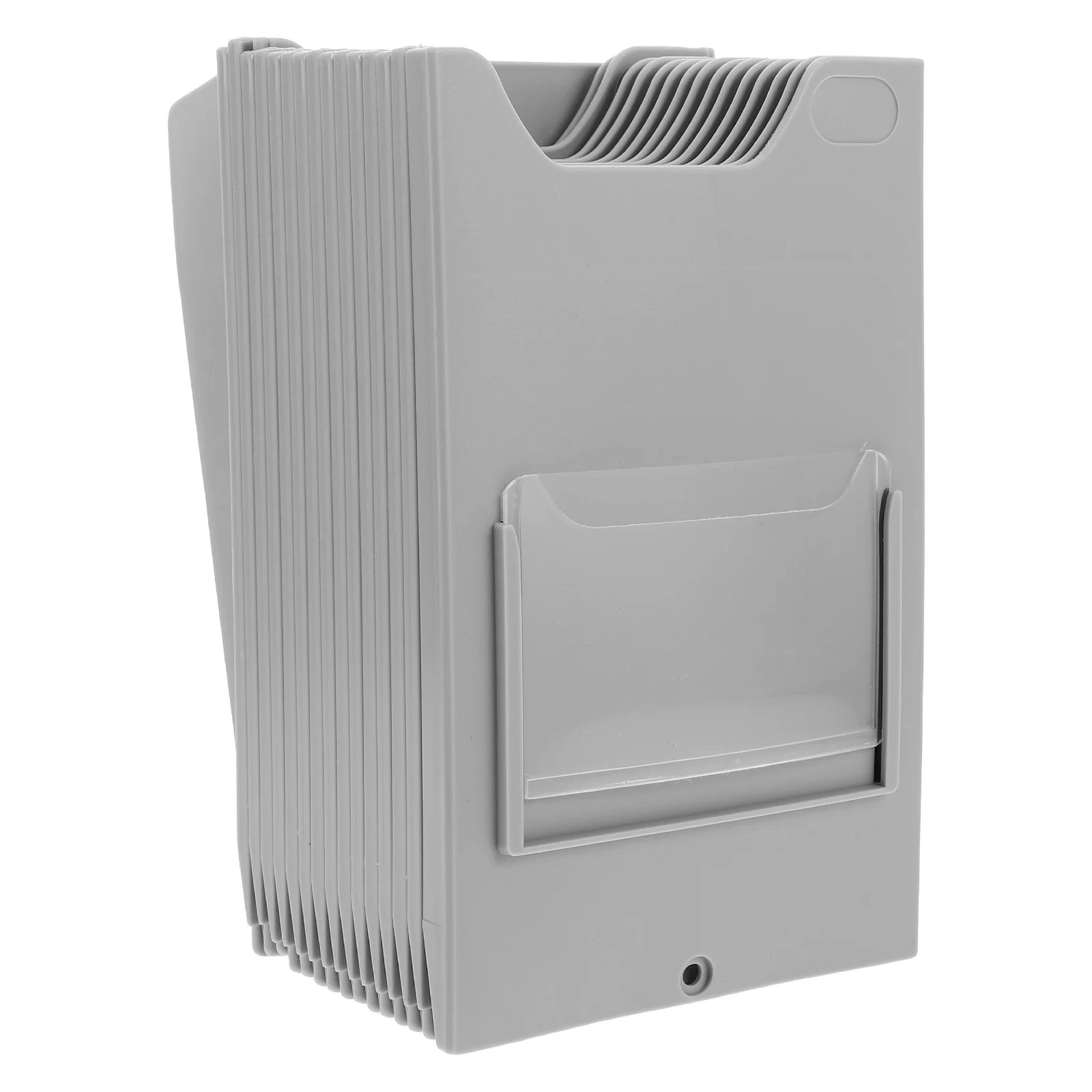 

15-Slot Warehouse Material Card Rack Organizer for Inventory Management Factory Supermarket Logistics Card Organizer