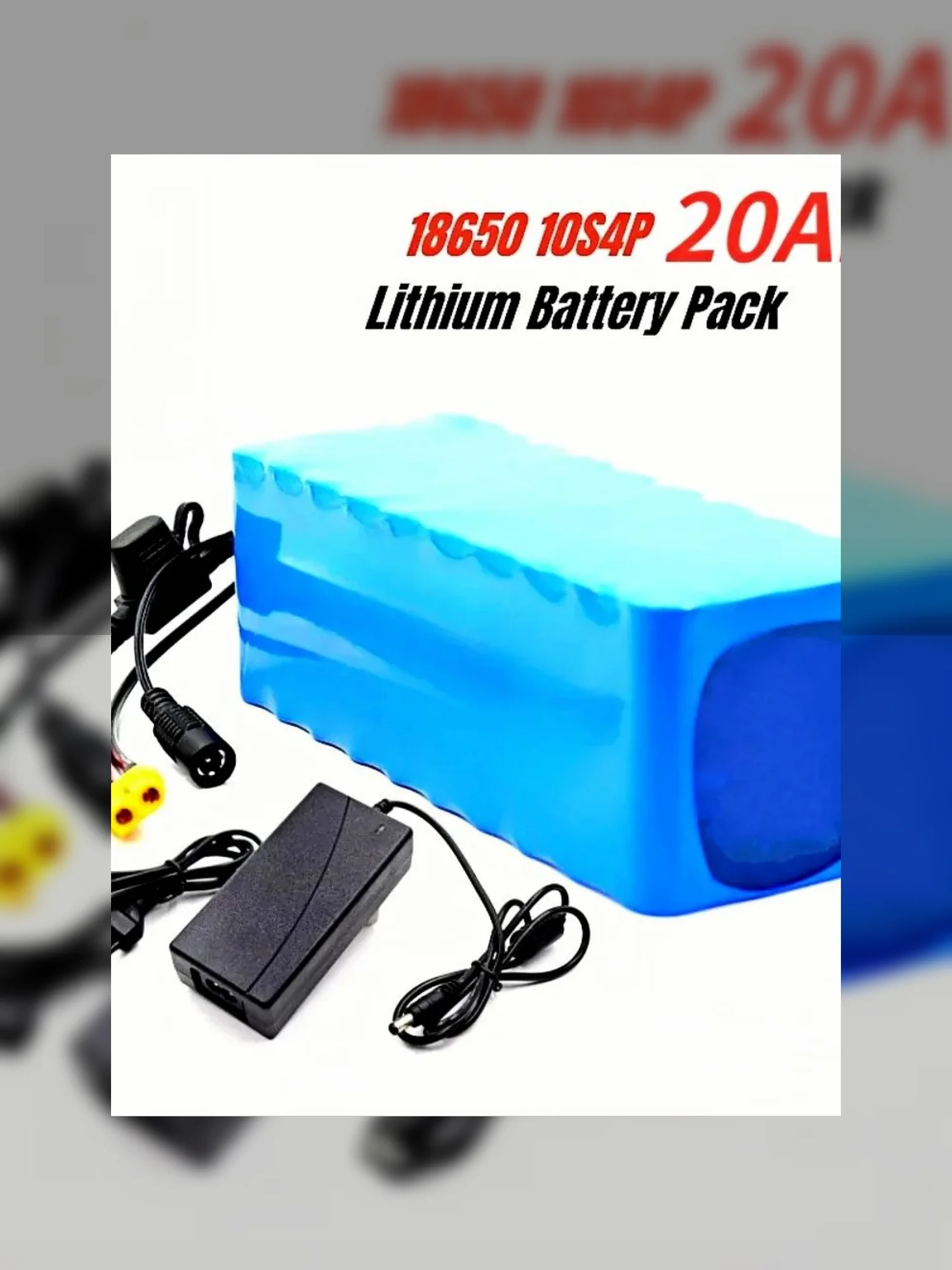 

long battery life36V 20Ah 18650 Battery Pack 10S4P Li-Ion for Electric Scooter 185x80x68mm 18650.00 36v battery pack