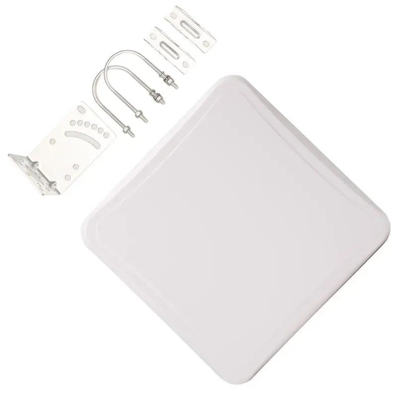 AC57-RFID Reader/Writer Antenna 868/915 Mhz 10DB Circularly Polarized Identification Antenna Lora Flat Panel Antenna N Female