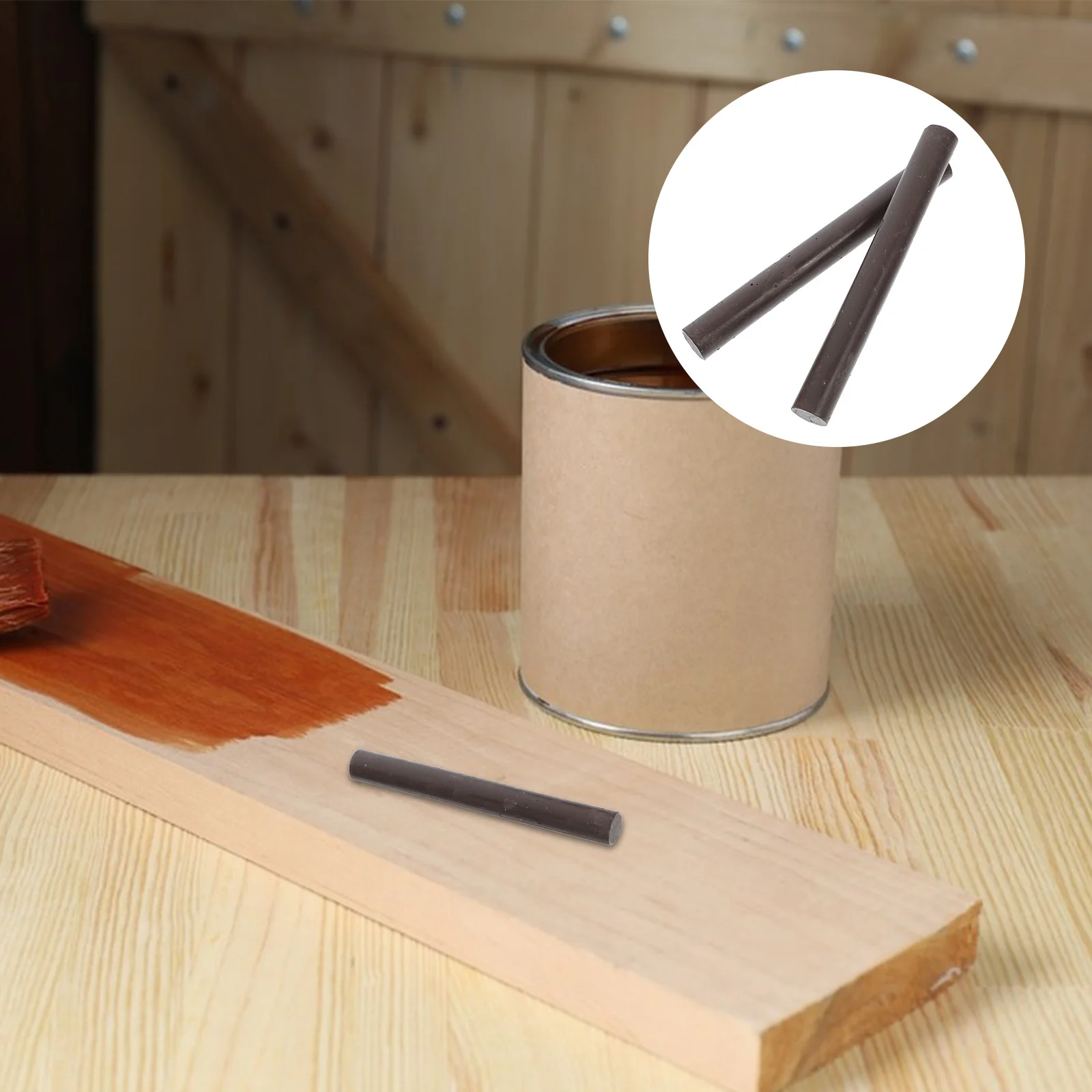 

2Pcs Wood Wax Filler Sticks for Furniture Floors Repairing Scratches Cracks Tables Doors Cabinets Finish