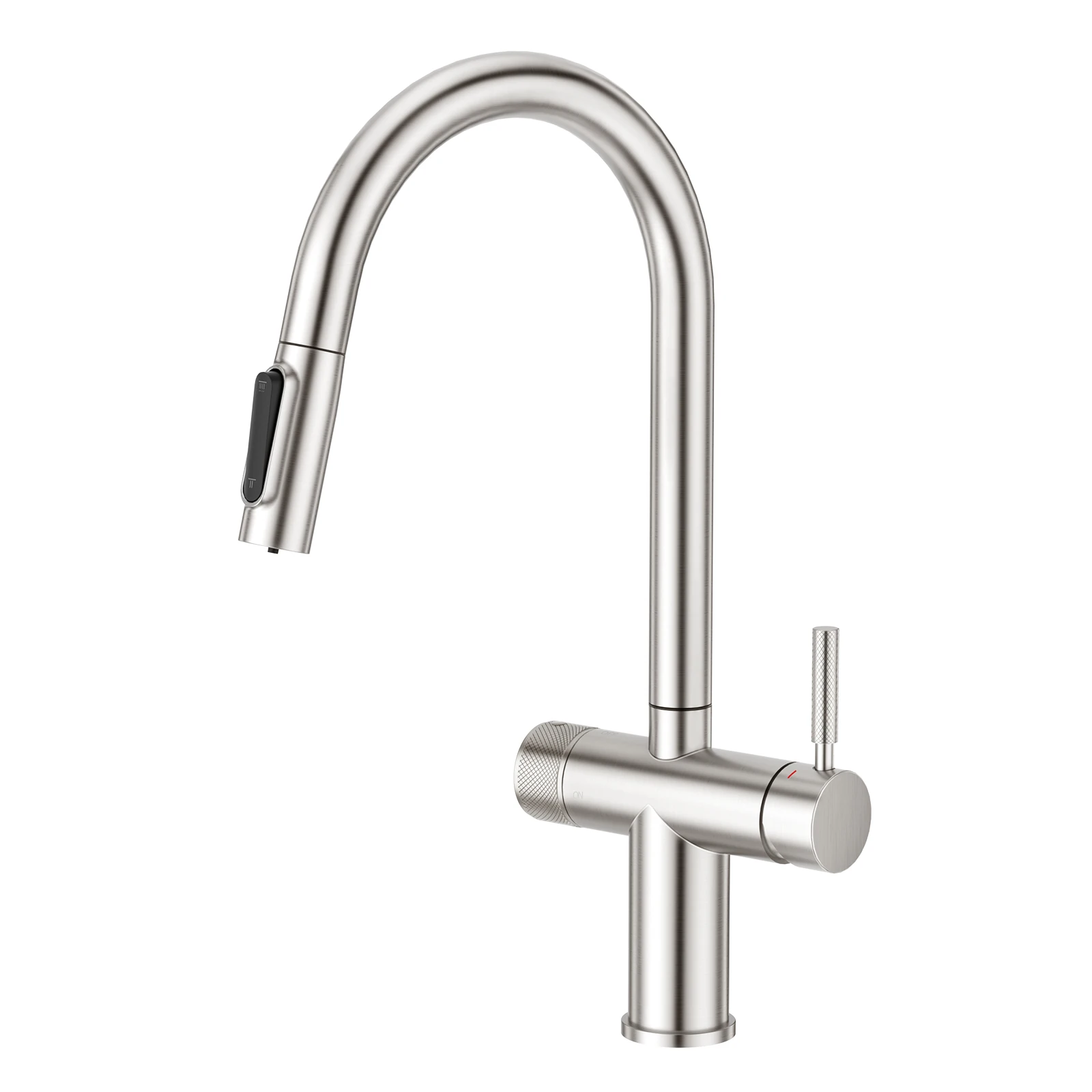 

3 Way CUPC Filter Drinking Water Pull Out 304 Stainless Steel Reverse Osmosis Water Filter Kitchen Faucet