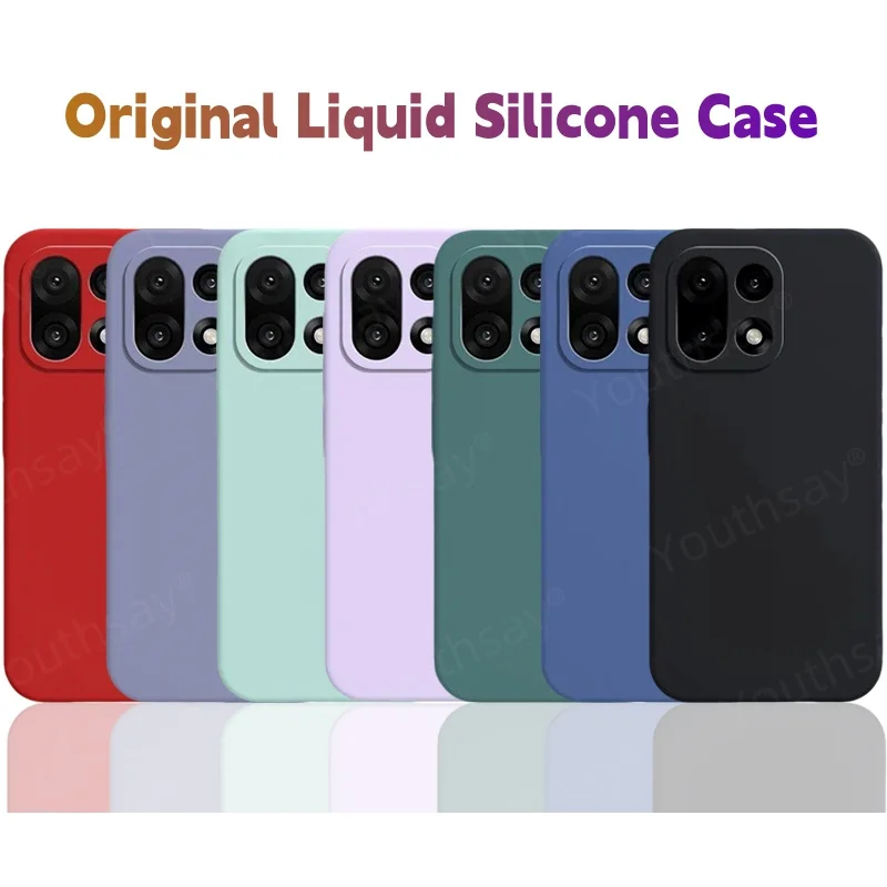 For Oneplus 15 Case Oneplus 15 Cover Fundas Coque Shell Soft Original Liquid Silicone Protective Phone Bumper Oneplus 15