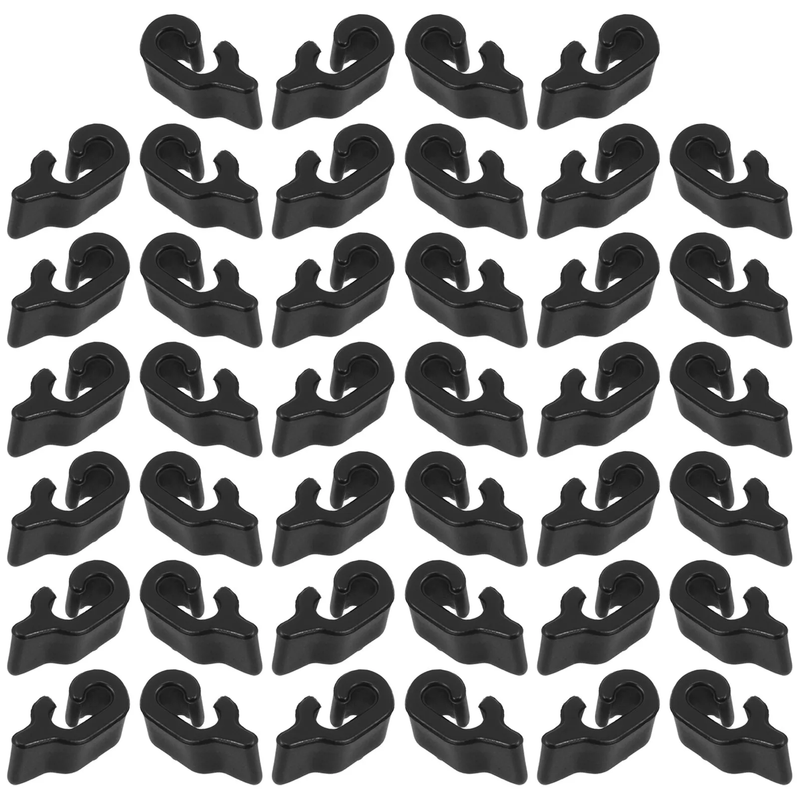 

40pcs Wire Cage Clips For Storage Cabinet Fasteners Plastic Buckles Pet Crate Latch Dog Cat Fence Locks Connectors Organizing