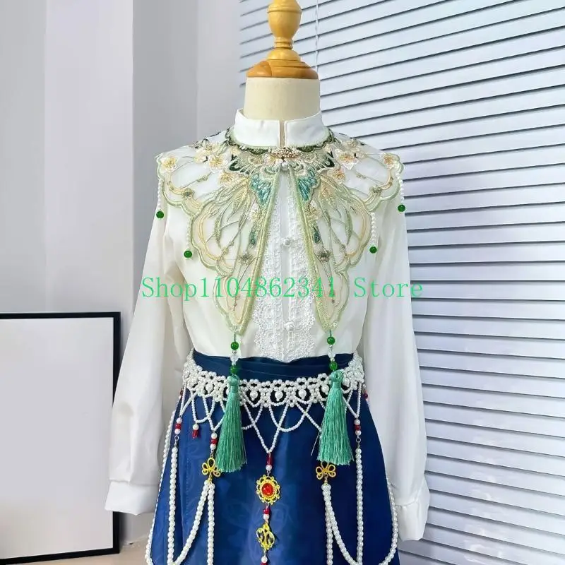 5ASD Tasselas perlas estilo chino