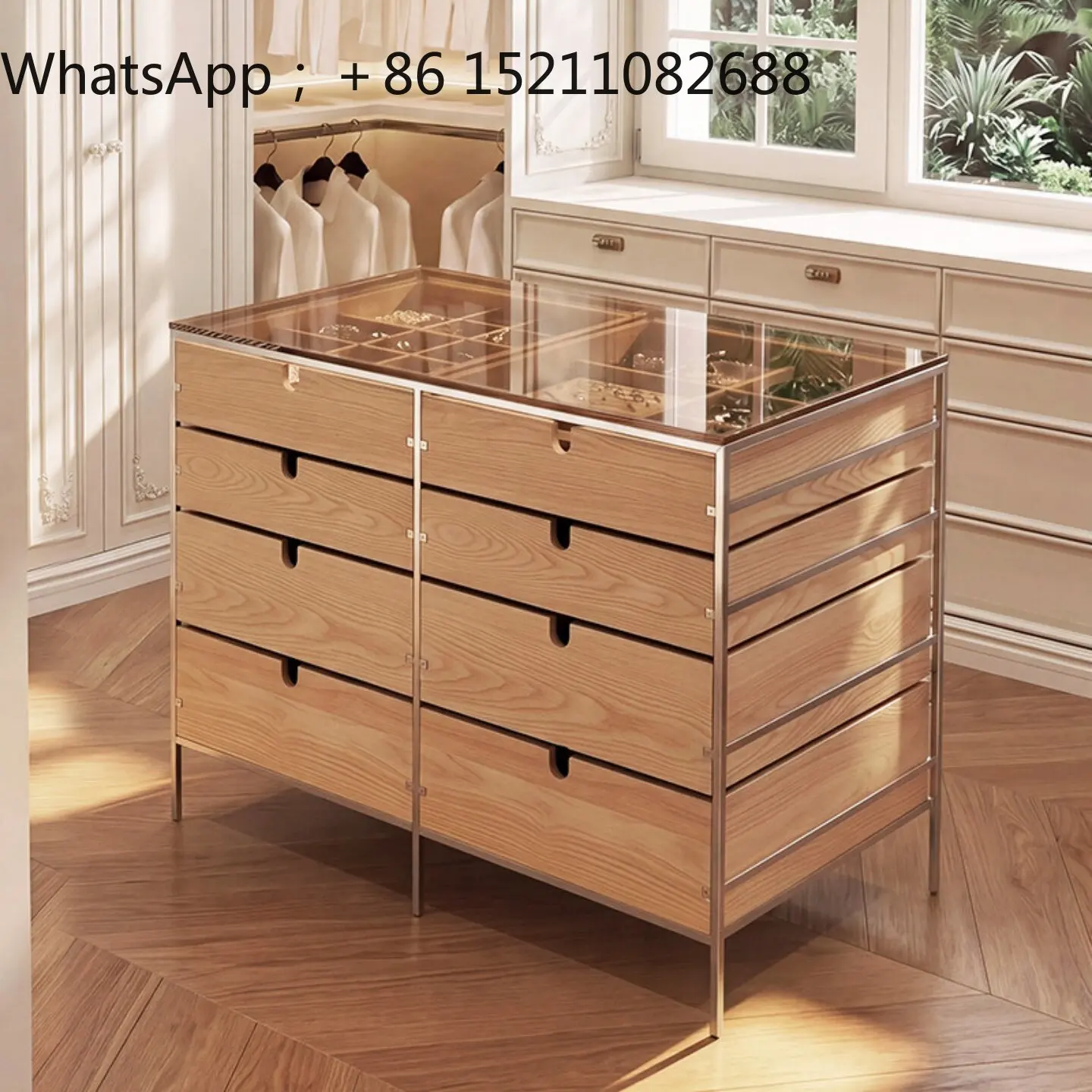 SCY cloakroom, mid-island cabinet, medieval jewelry, double-sided chest cabinet, jewelry, storage cabinet