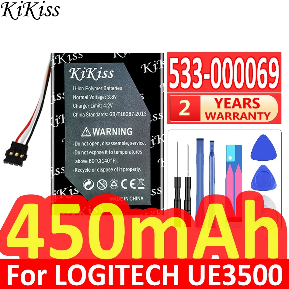 450mAh Earphone Battery For LOGITECH UE3500, UE4500 - Efficient Power Solution