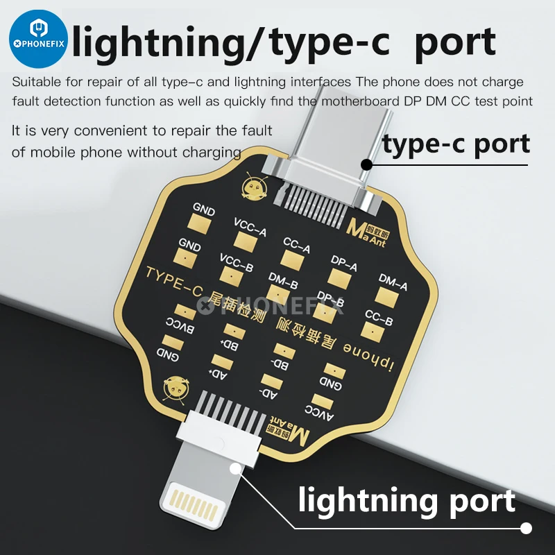Micro Dock Flex Uji Papan untuk U2 IC Baterai Baik atau Buruk USB Pengisian Port Diagnostik Alat untuk iPhone dan ponsel Android