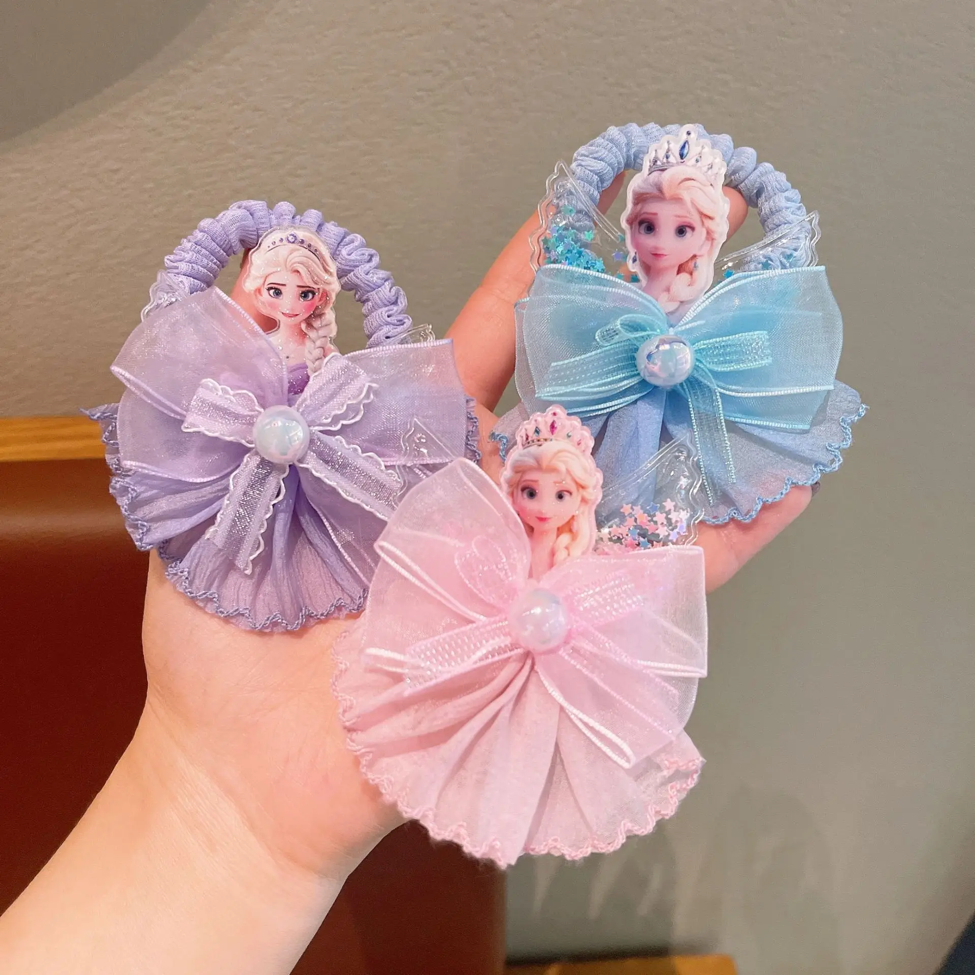 

3pcs Disney Princess Elsa Hair Accessories Hairband children Bandeaux Hair Band Cute Cartoon AnimeGirls Decoration Gifts