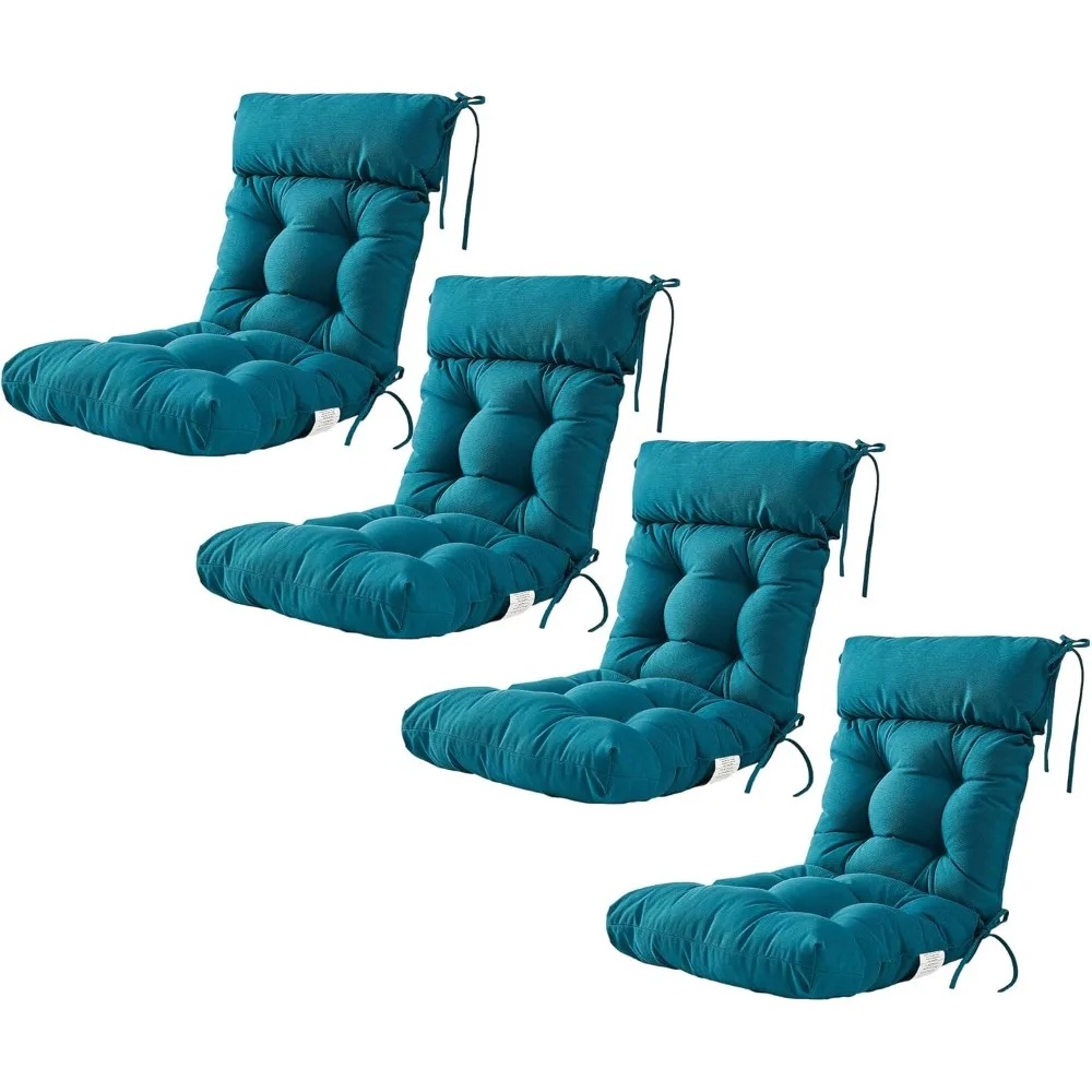 

Подушка для патио, утолщенная подушка для уличного стула Adirondack, подушка для уличного сиденья с высокой спинкой, набор из 4 предметов x 21 x 4 дюйма (4 шт.)