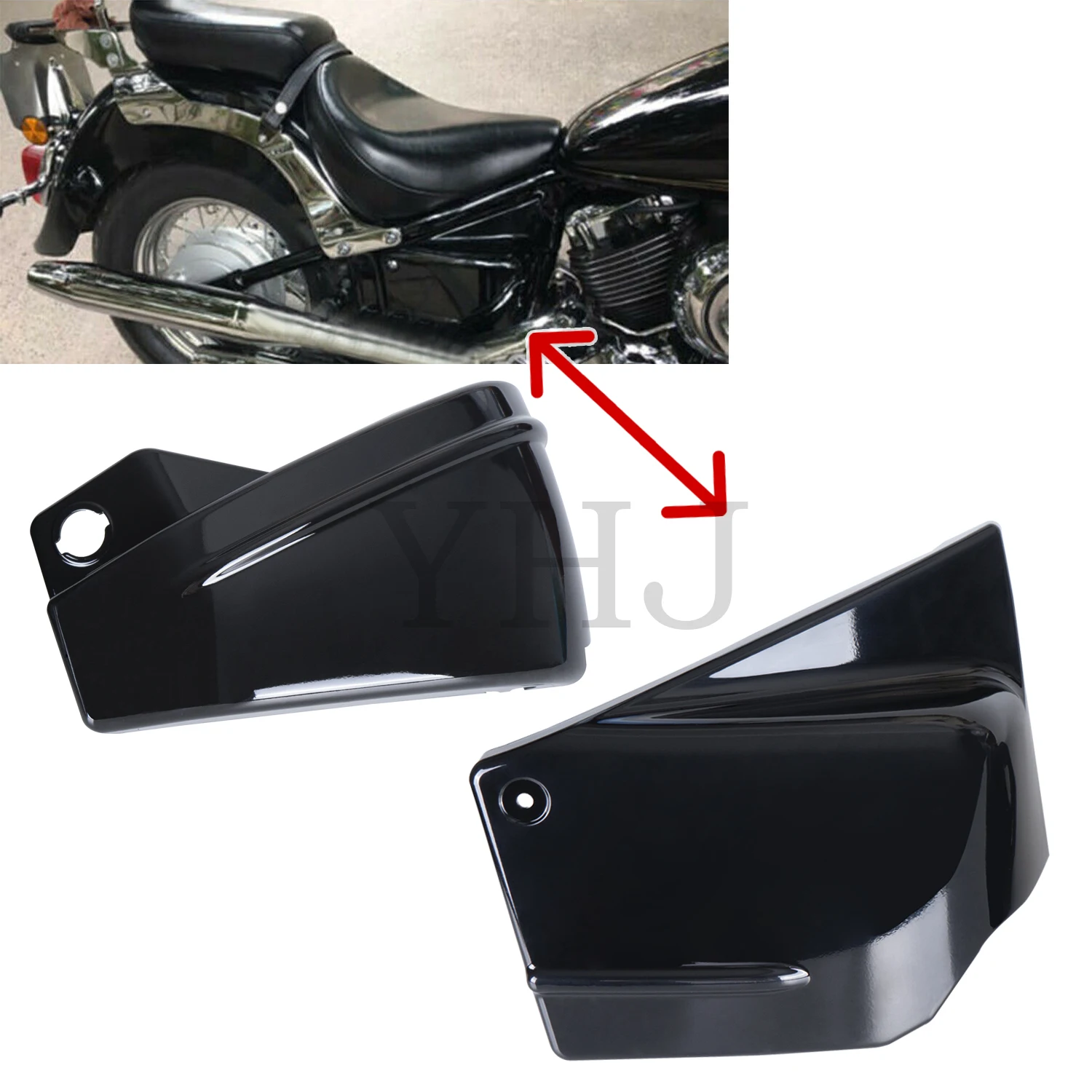 Side Fairing Battery Cover For Yamaha Motorcycle Dragstar V-Star 400/650 XVS 650 650A XVS400 XVS650 XVS650A Custom Classic