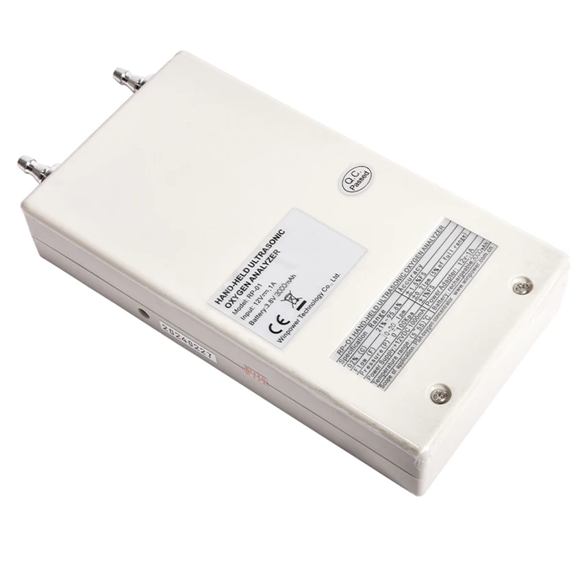 Imagem -05 - Analisador de Oxigênio Portátil Profissional Detector de Medidor de Concentração de Oxigênio o2 Medidor de Detecção de Pressão de Fluxo Detector de Gás