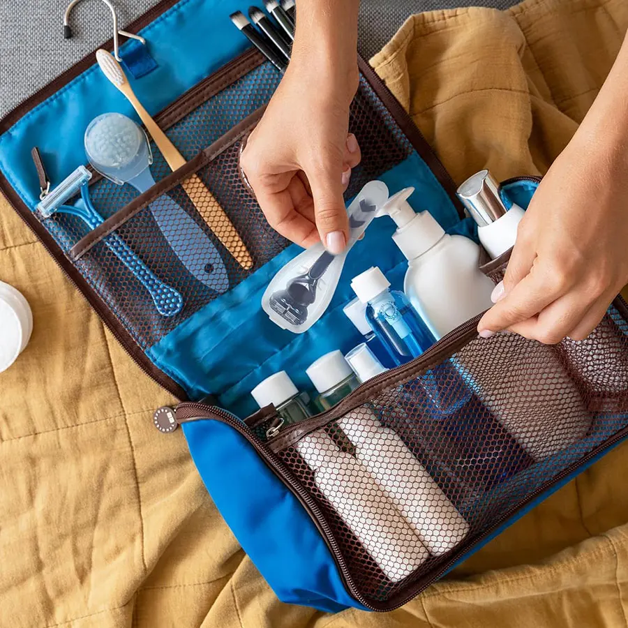 1PCS Clear Portable Travel Men's Manual Razor Protector Case - Plastic Box Cover Shaver Storage Holder Organizer