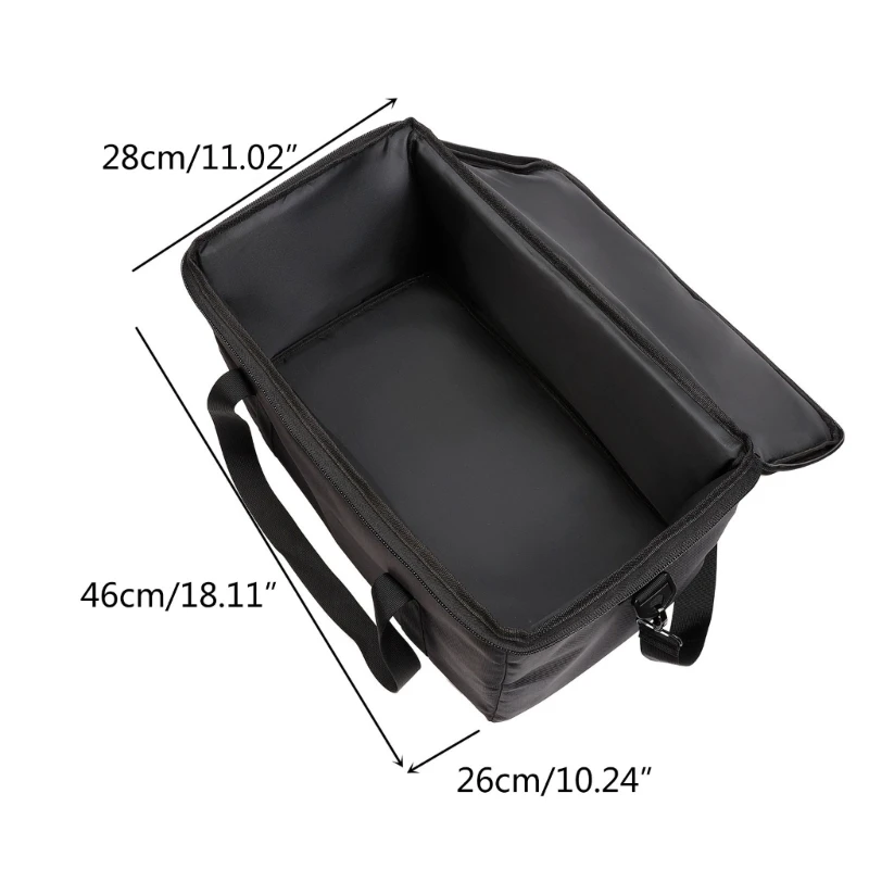 Estuche de viaje con correa para el hombro para accesorios de bolsa de almacenamiento de altavoz portátil JBL Authentics 500 (estuche de transporte)