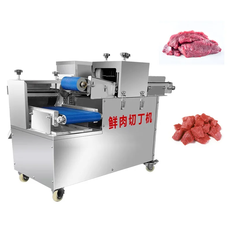 

High Quality Multi-functional Fresh Meat Dicing Machine MachineFresh Meat Dicing Slicing Granulating Fillet Shredded Meat