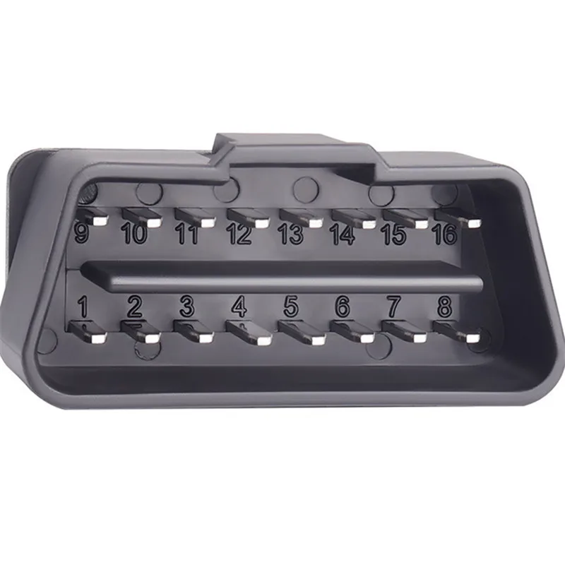Terminal Connection Plug for Vehicle 12V 16 Pin Male Car Connector Diagnostic Tool Automotive Diagnostic Bluetooth Connector
