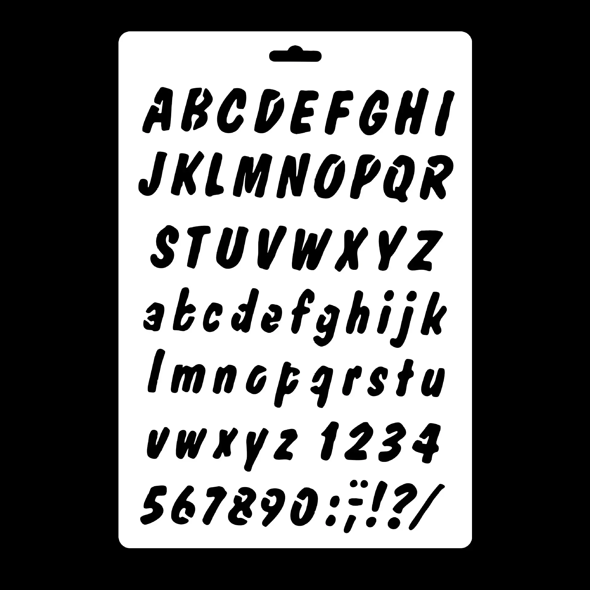 New 4Pcs/Set A4 Alphabet English Letters DIY Layering Stencils Painting Scrapbook Coloring Embossing Album Decorative Template