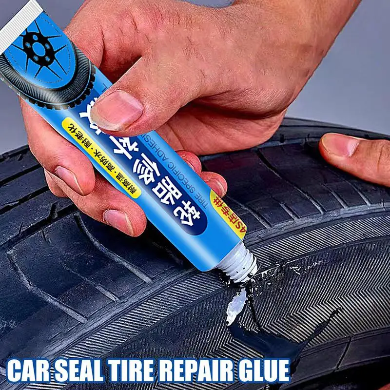 30g Car Tire Repair Adhesive Tire Wall Damage Rubber Bonding Glue Sidewall Puncture Tire Repair Kits For Tire Cracks Repair