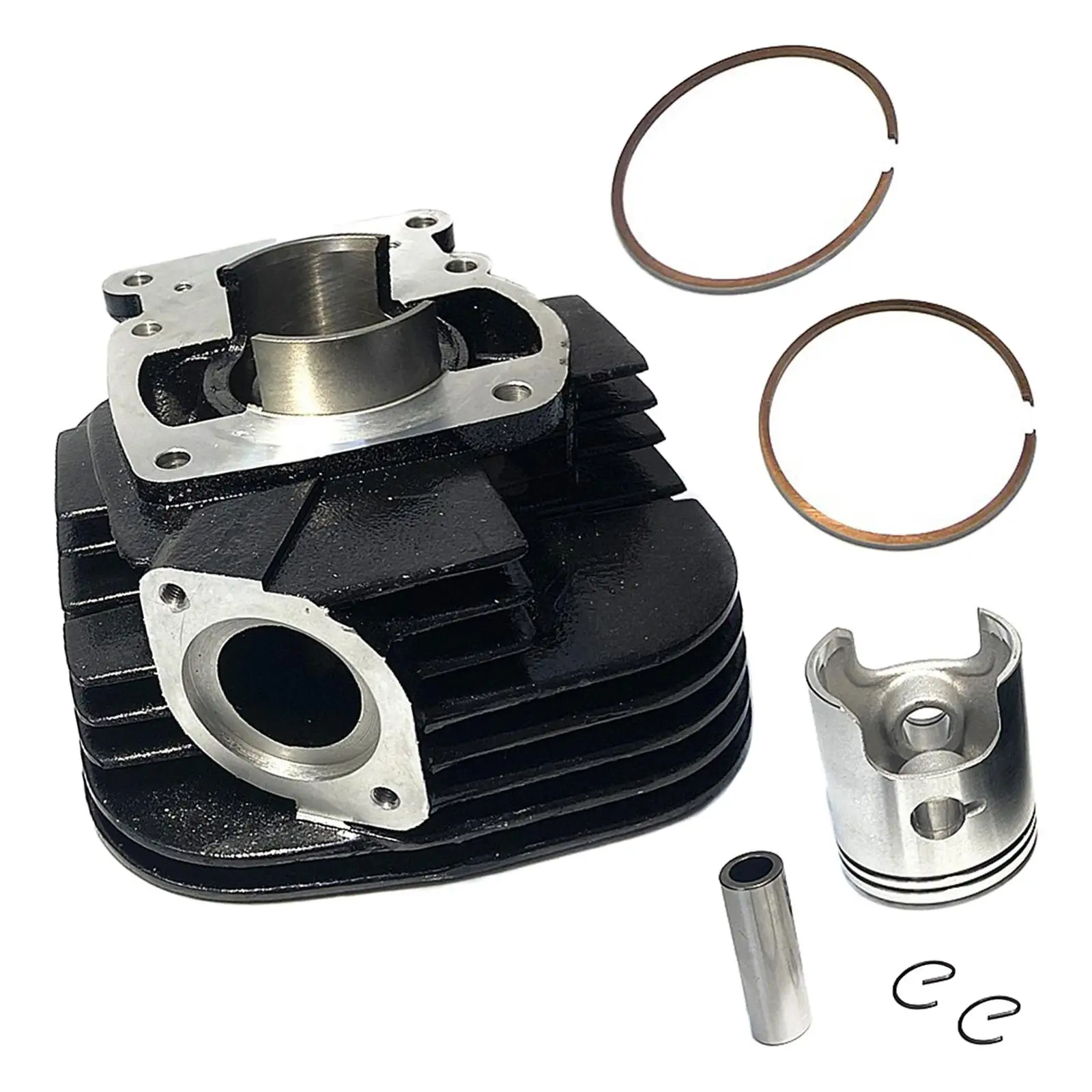 

Motorcycle Cylinder Piston Kit Vehicle Parts Accessories Aluminum Alloy for Yamaha TS125
