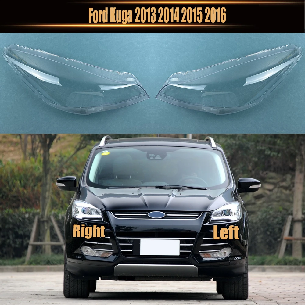 

Ford Kuga 2013 2014 2015 2016 Front Headlamp Cover Lamp Shade Headlight Shell Lens Plexiglass Replace Original Lampshade