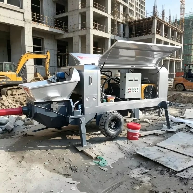 Customized Municipal Road Diesel Concrete Pump Mobile Pump For City Road Repair And Reconstruction Work