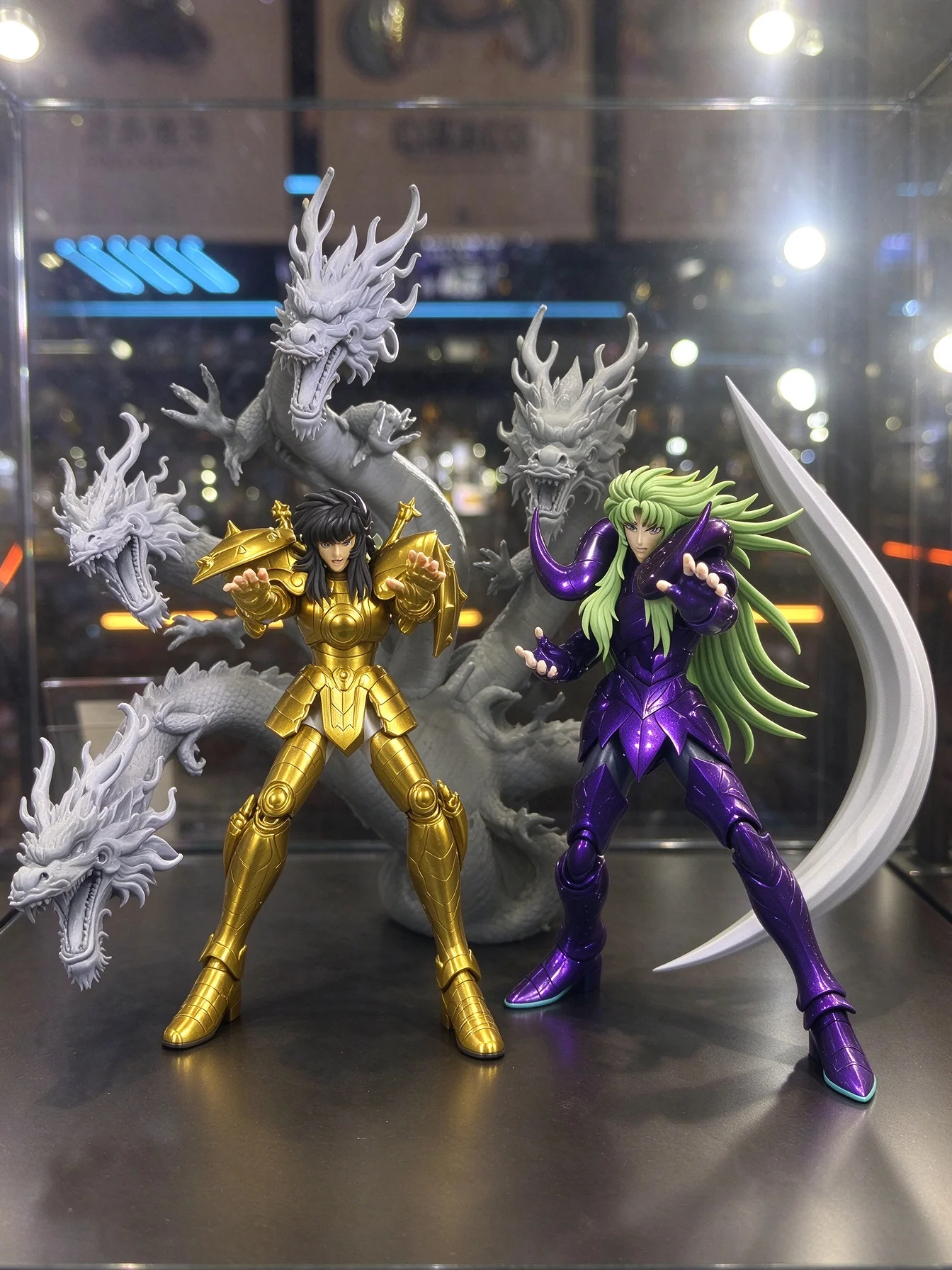 Pre Sale BLOKEES Champion Class Saint Seiya Aries Shion Returns Clad in Surplice Anime Action Figure Golden Saint Action Doll
