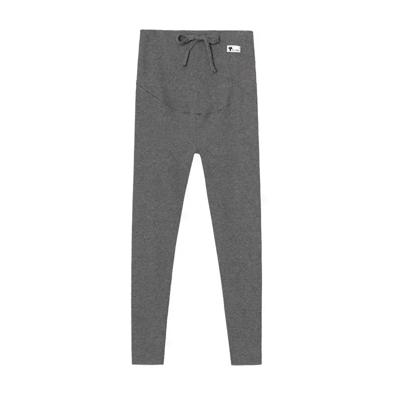 Leggings casuais para grávidas, calças elásticas listras na cintura alta, roupas esportivas para gravidez, calças fitness para maternidade, leggings magras