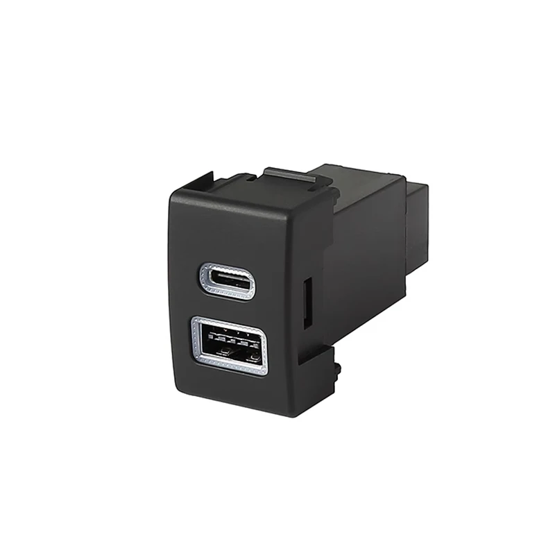 Auto ladegerät buchse qc 3,0 Dual USB PD Typ C 12/24V Ladestation Netzteil Telefon für Suzuki Jimny 07-15 Wagen r x5 – Detail 2