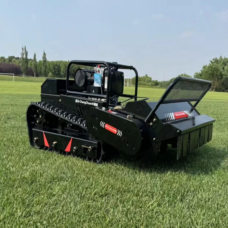 كفاءة عمل عالية نوعية جيدة جزازة العشب روبوتية صغيرة عن بعد #1