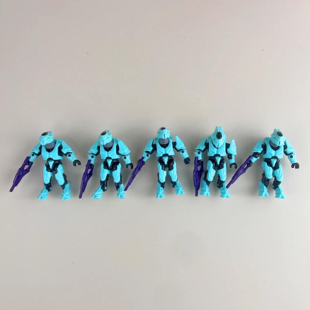 Mega Construx MF Banished Elite Ultra Myster Packs Series, Cyan, 5Pcs