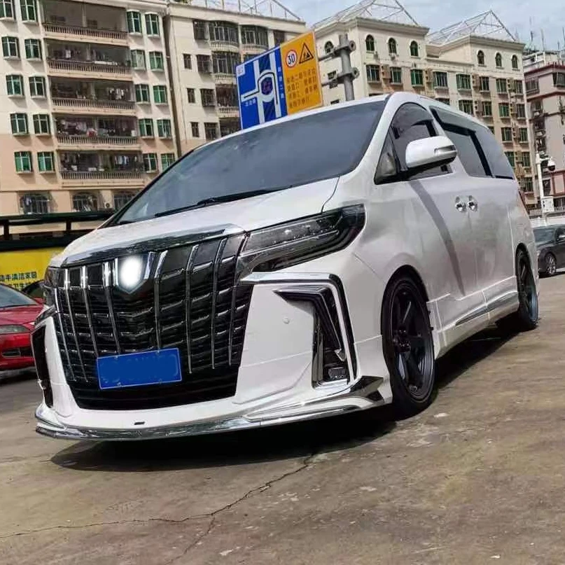 2022 nuevo Kit de carrocería para Alphard Vellfire Anh20 2008 2009 2010 2011 2012 2013 2014 actualización a 2018 2020 2022 ANH30 35 series