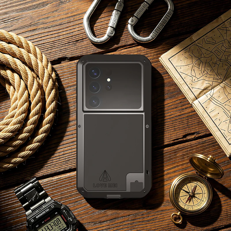 

Love Mei Shockproof And Dustproof Phone Case For Samsung Galaxy S26 Ultra Plus Silicone Military Grade Metal Protective Cover