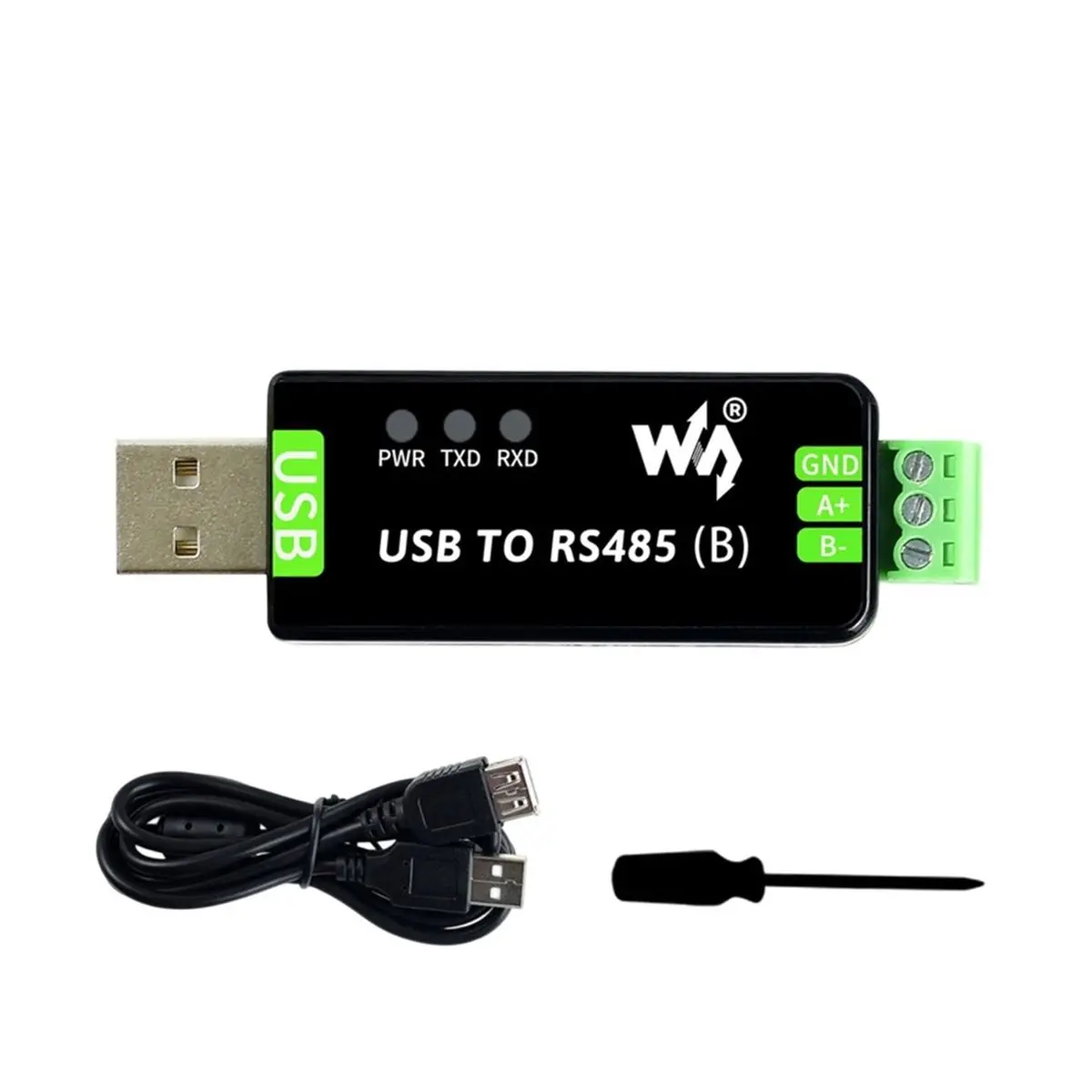 【TODAY-BUY】~@ Waveshare Industrial-Grade USB to RS485 Bidirectional Converter CH343G Version Serial Converter USB to RS485 (B)