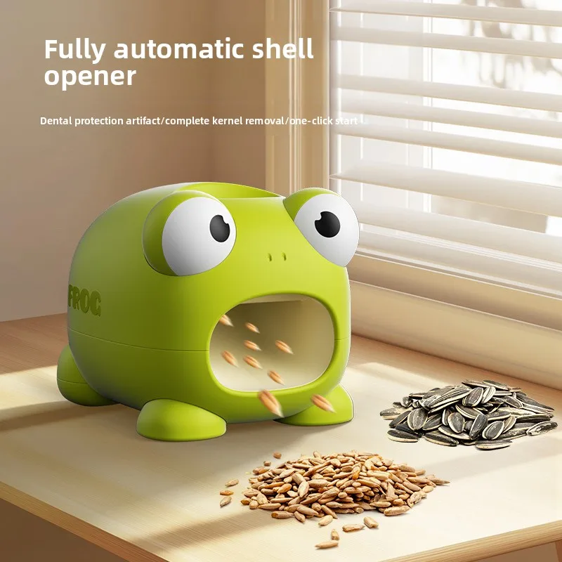 Popular automatic seed peeling machine for home use, lazy person's frog-shapedpeeler, sunflower seed