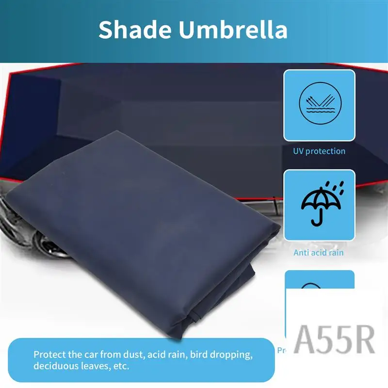 

5R-Universal Car Sun Shade Umbrella Cover Tent Cloth Uv Protect Waterproof 4X2.1M