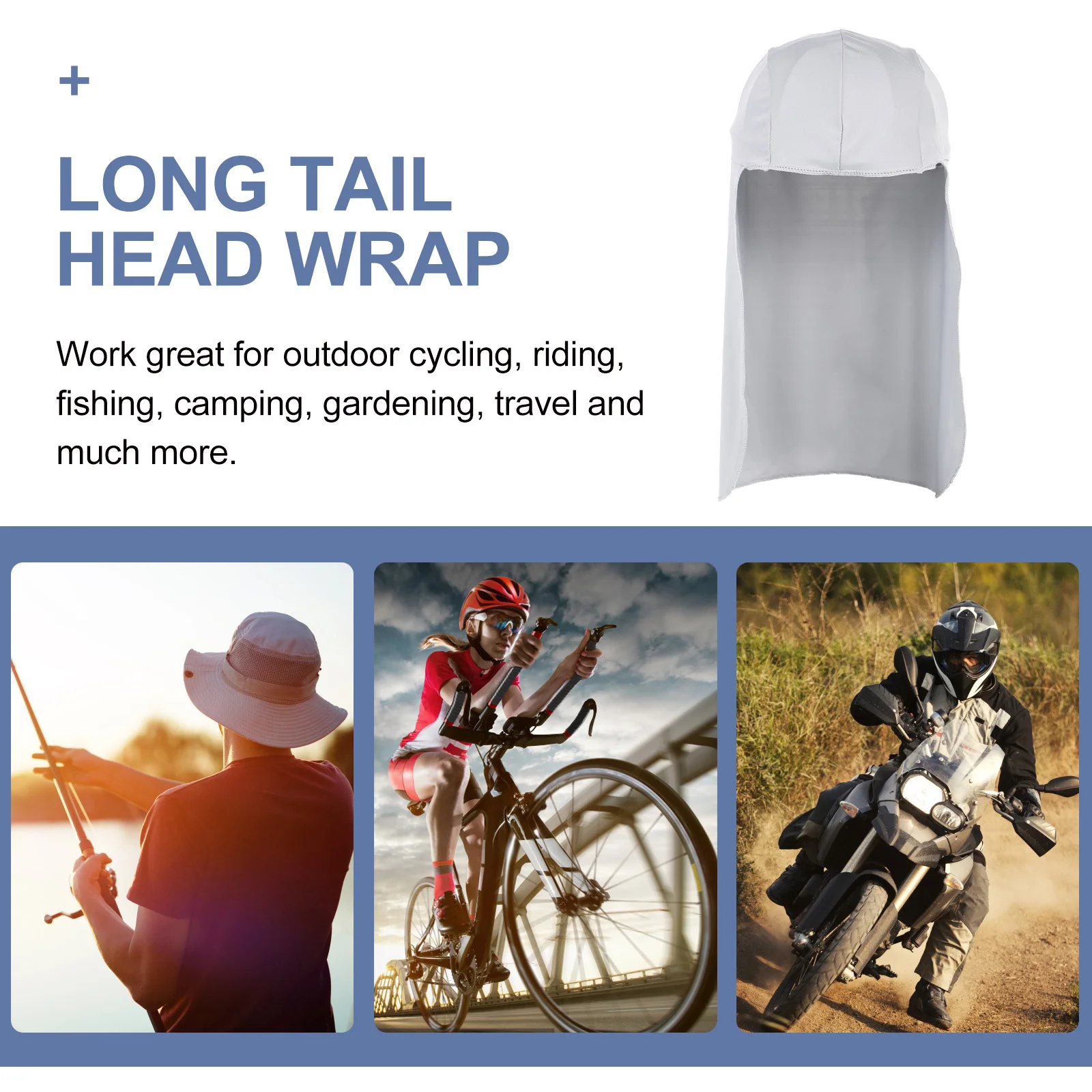 

4 Pcs Sun Protection Wind Hood Outdoor Riding Windproof Cap Cooling Caps Cycling Hat Has Cycling-caps Headscarf Summer